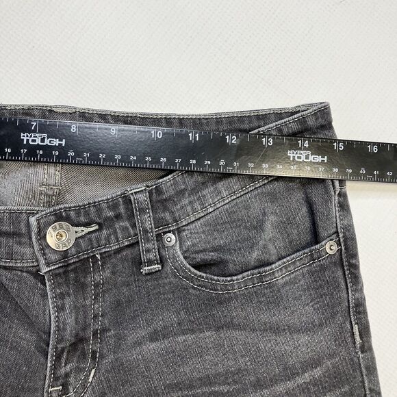 Gap Womens Premium Skinny Low Rise Jeans Size 28 Ankle Charcoal Gray 28” Inseam - Picture 7 of 10